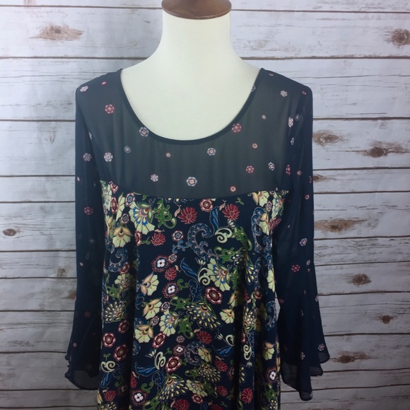 Anthropologie Papercrown Endora Spring Tunic Dress - Picture 7 of 8